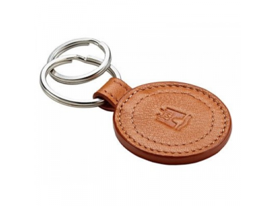 Кожаный брелок Volkswagen Classic Leather Key Charm, Beige