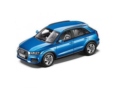 Модель автомобиля Audi Q3 MJ 2015, Hainan Blue, Scale 1:43