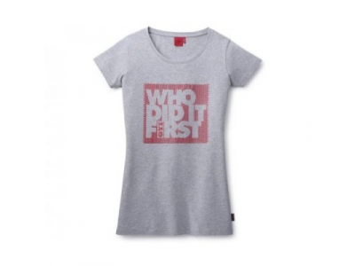 Женская футболка Volkswagen GTI T-Shirt, Ladies, Who did it first, Grey