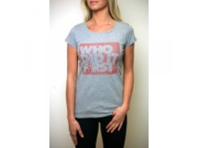 Женская футболка Volkswagen GTI T-Shirt, Ladies, Who did it first, Grey