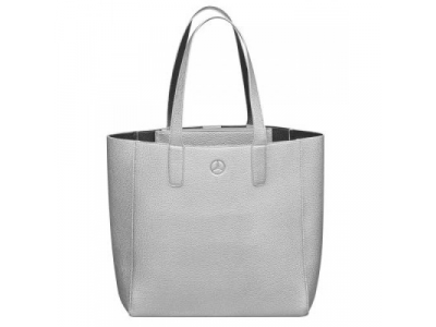 Сумка для покупок Mercedes-Benz Shopper, Silver / Black-coloured