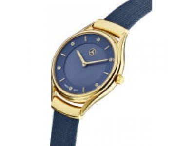 Женские наручные часы Mercedes-Benz Women’s Watch, Fashion Gold, Yellow gold-coloured / Blue