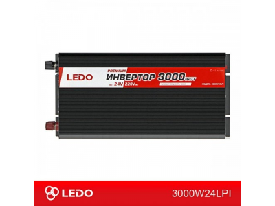 Инвертор 24V-220V 3000W LEDO PREMIUM