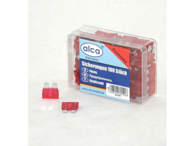 Предохранитель флажковый 10А в пластиковой коробке (100 шт.)