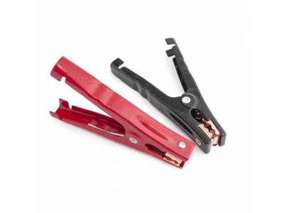 Зажим клеммы АКБ 17,5 см.с цв.марк.полярности,изолирован.корп,(токонесущ.вставка медь) 2шт AUTOPROFI